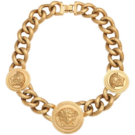 versace gold label jewelry.